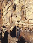 The Wailing Wall, Jerusalem, Gustav Bauernfeind